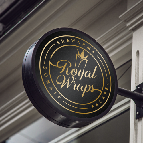 Logo for a fast food restaurant specializing in wraps. Design réalisé par adipvtra™