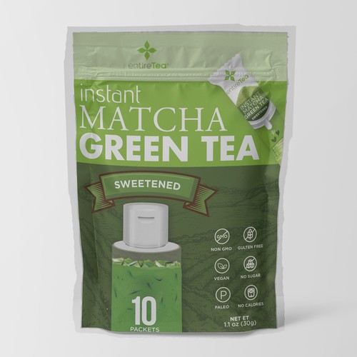 Green Tea Product Packaging Needed Design by Abdul Mukit