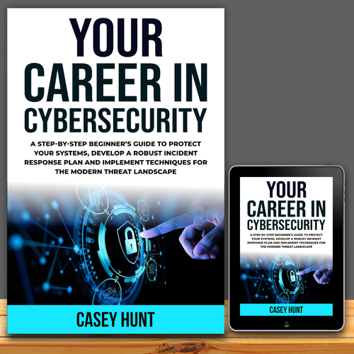 Book Cover Needed for Cybersecurity Book Design by Agel Studio