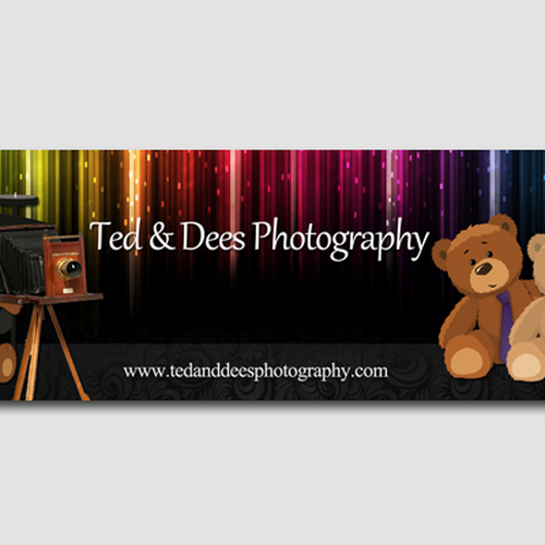 banner ad for Ted & Dees Photography Réalisé par Adr!an..