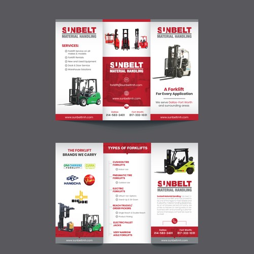 Diseño de We Need A Powerful Brochure For A Forklift Dealership de HF Tushar