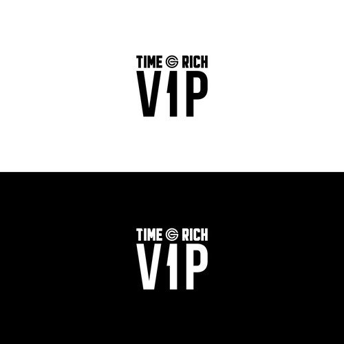 Time Rich VIP Logo Design by .ZEA.