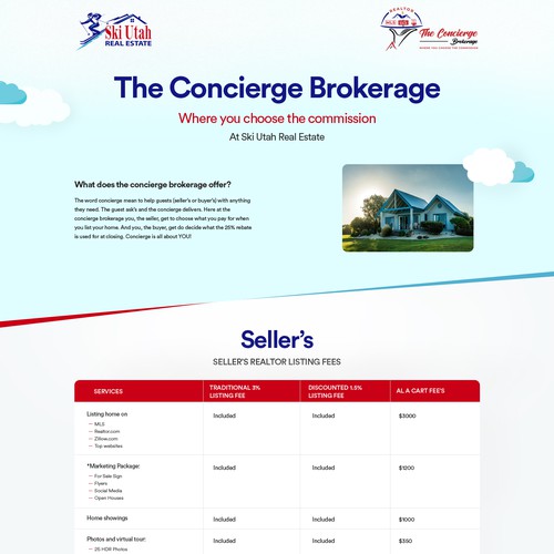 Design The concierge brokerage website di Timefortheweb