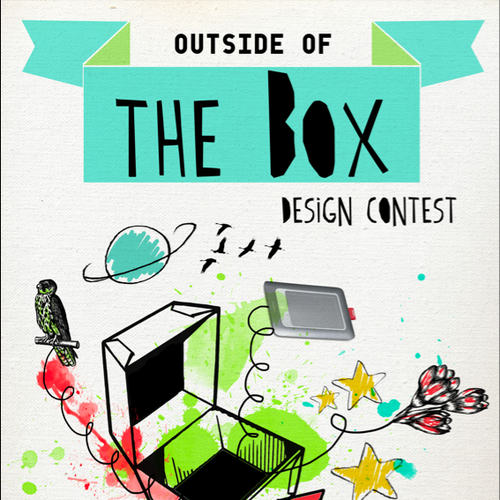Help us create the Outside of The Box Design Contest for art students for GraduationSource.com  Design by rsdesignco
