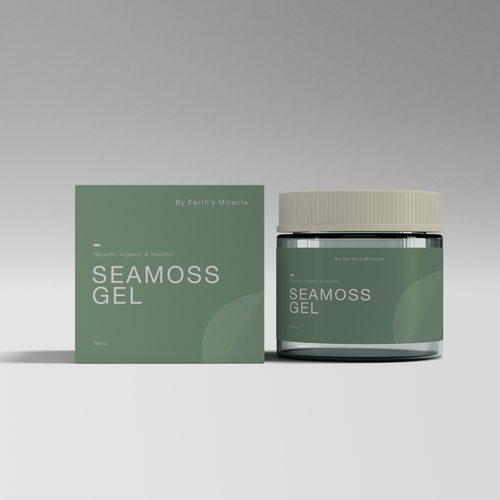 Design a Label for our Sea Moss Gel Product Design by Maxime_UI Design