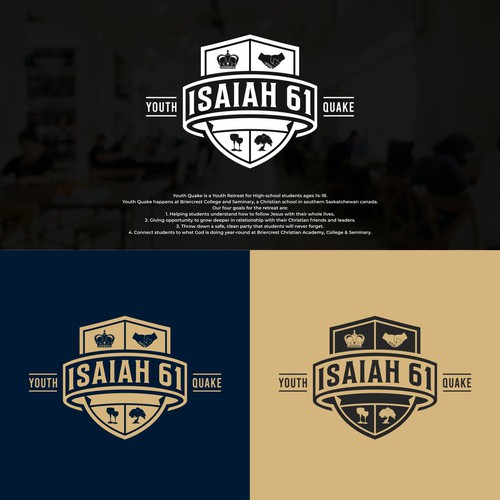 Logo for Christian Youth Retreat Design por alayya