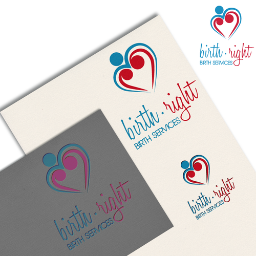 Create an awesome, noticeable and approachable logo for birth.right Design by Mihaela♡