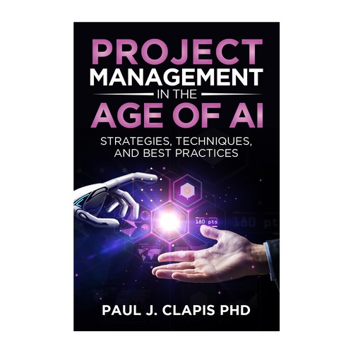 Simple, professional cover for a business book about Artificial Intelligence Design von anisha umělec