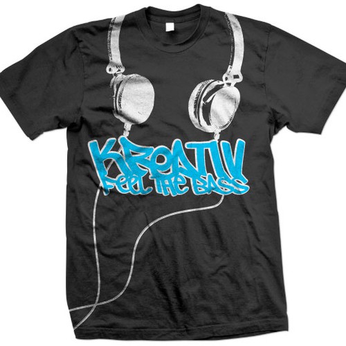 dj inspired t shirt design urban,edgy,music inspired, grunge デザイン by StayFresh
