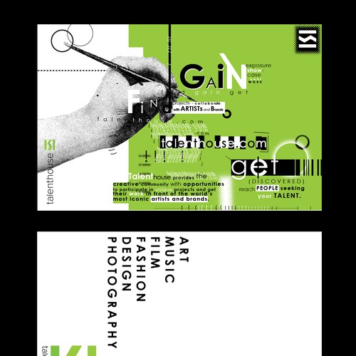 Designers: Get Creative! Flyer for Talenthouse... Diseño de sanguine25