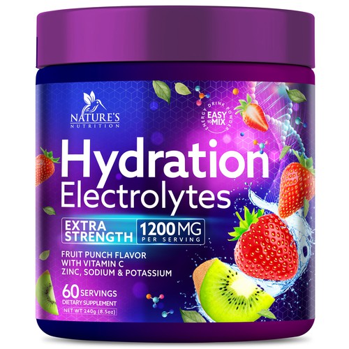 Hydration Electrolytes Design Needed for Nature's Nutrition Design by Black-Pepper