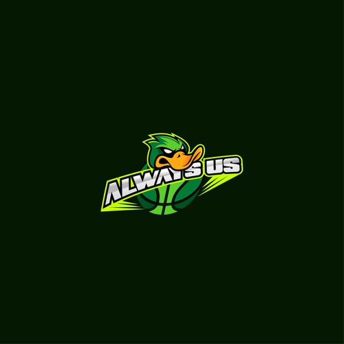 Basketball Logo for Always Us - Your Winning Logo Featured on Major Sports Network Design réalisé par Z Creatives