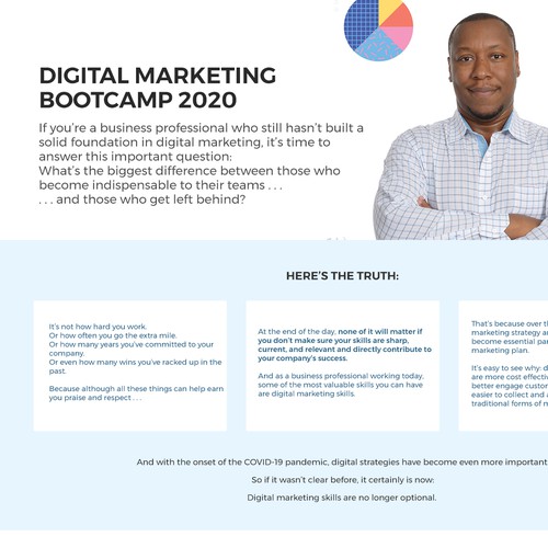 Landing page design contest entry by bearbrick