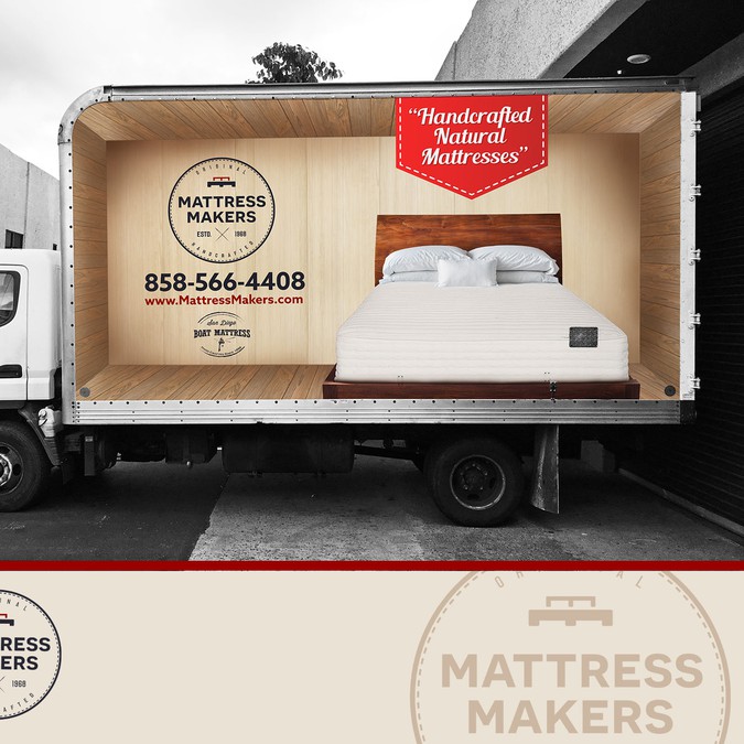 Natural Mattress Company Needs a Truck Wrap Car, truck or van wrap