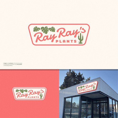 Dynamic Retro Design for Community Plant Shop Design by S.P.W