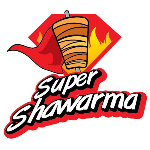 logo for Super Shawarma Design by Yzen Cheah