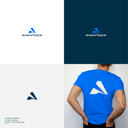 Strong logo for Avantaga, esperanto for Advantageous Design by Axvio :)