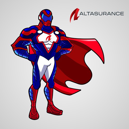 Design an Awesome Superhero Mascot for Insurance Firm Design by harwi studio