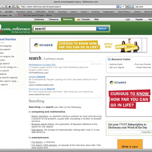 Dictionary.com logo Diseño de defind