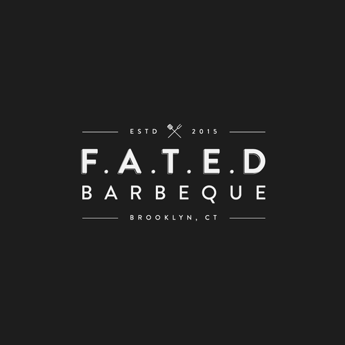 F.A.T.E.D. BBQ! Competition BBQ Team Logo NEEDED https://www.instagram.com/fated_bbq/ Design by alvinl92