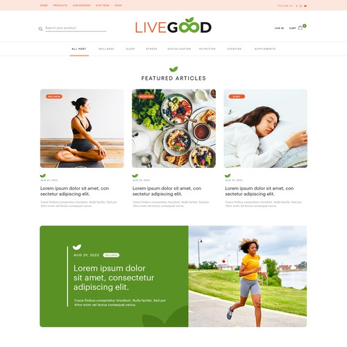 Web page design contest entry by Shivom