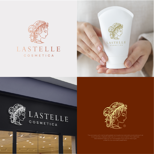 Luxury Cosmetic Brand Logo (HERMES, Jo Malone, Dipytique). Timeless, French, chic Diseño de Speeedy