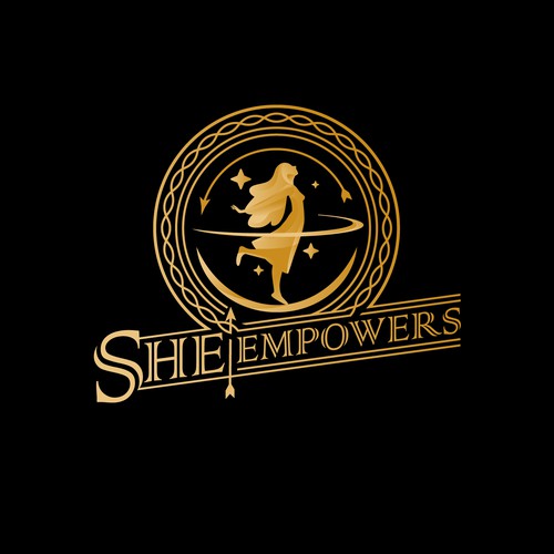 SHEempowers - luxurious design of a woman preferrably in some kind of a circle to appeal to women professionals Design by jbdoncel