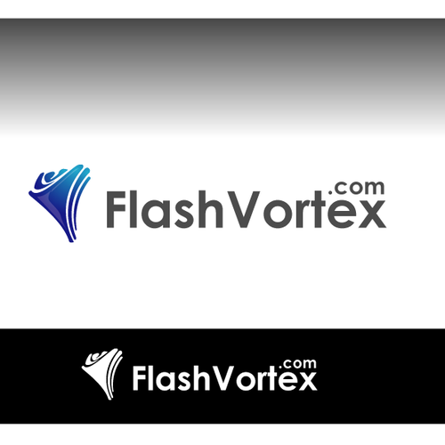 FlashVortex.com logo Design by D'thinker