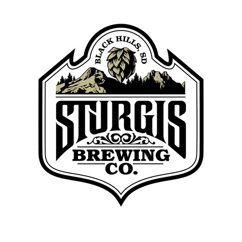 Sturgis Brewery Logo Design Design by gcsgcs