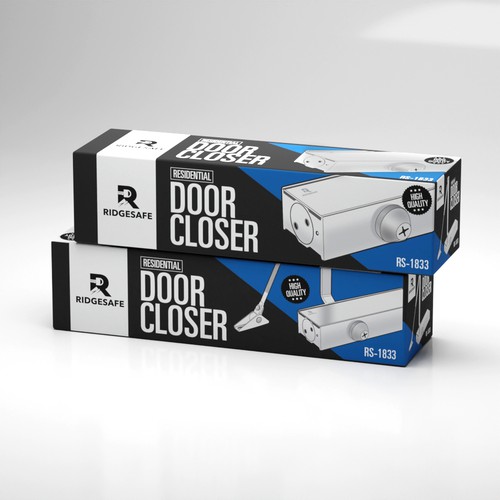 Design a Modern Packaging Design for Hardware Company (Door Closer) Design by Dem Ro