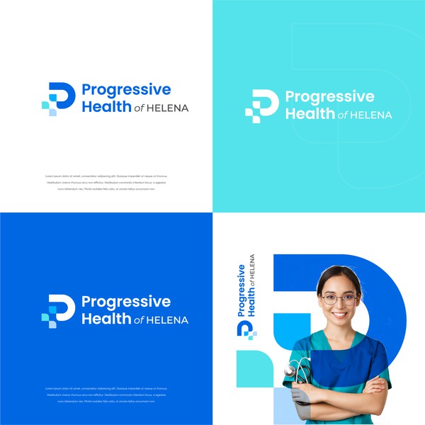 Design by Master [ A R T ] titled "Progressive Health Group needs sharp logo for large branding initiative"