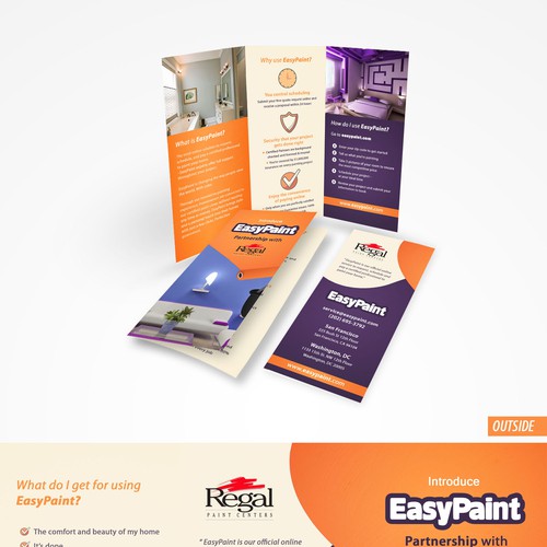 Awesome Brochure Design for Online House Painting Company Awesome Brochure Design for Online House Painting Company