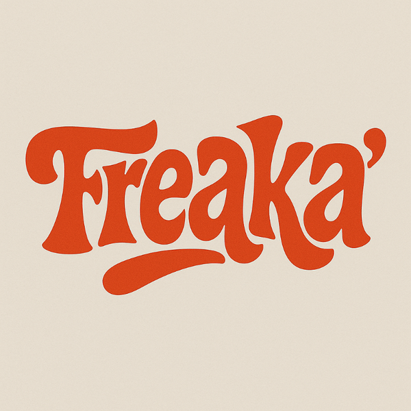 Freaka' - Genz centric Streetwear brand logo design.