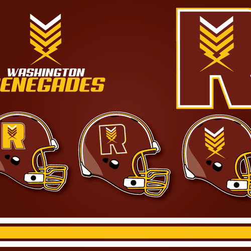 Community Contest: Rebrand the Washington Redskins  Design by fesmire