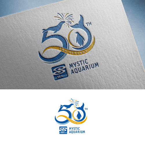 Mystic Aquarium Needs Special logo for 50th Year Anniversary Design por Alexa_27