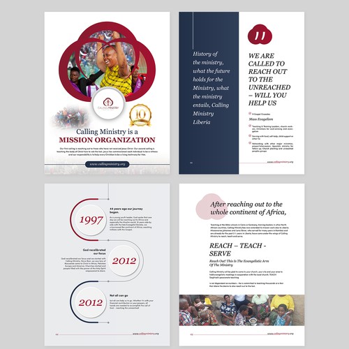 Calling Ministry image brochure Design by creatsoul