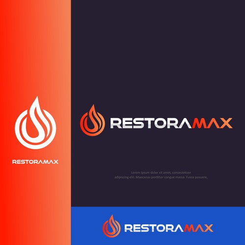 Restoration Company Branding. Design by afif_rayyan
