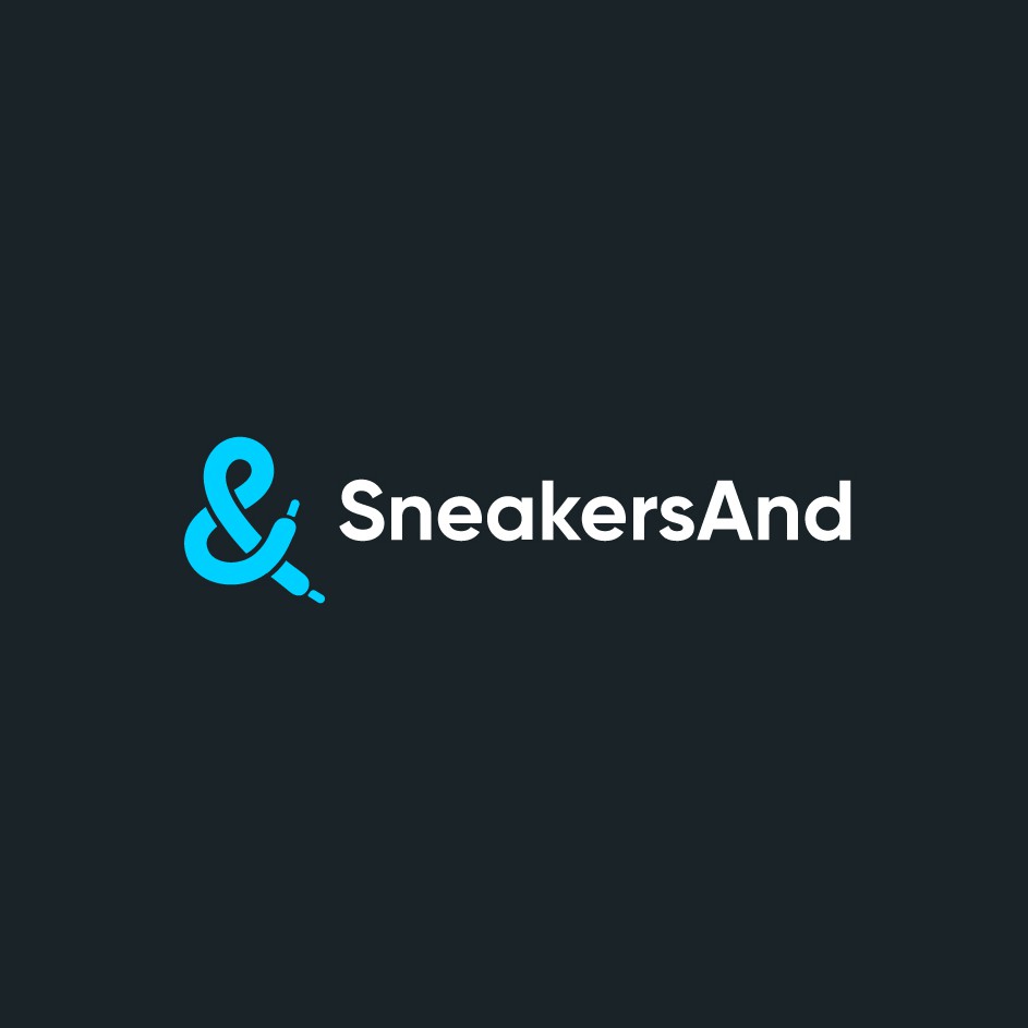 Footwear logo with the title 'Fun and smart logo for a sneaker shop'