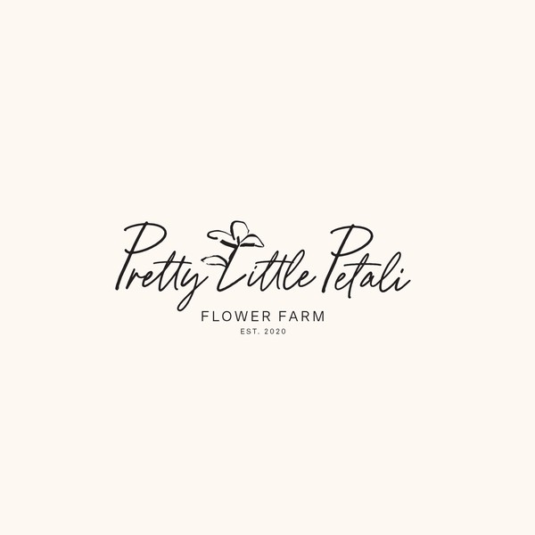 Logo for flower farm