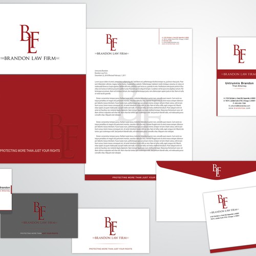 Create the next stationery for The Brandon Law Firm LLC  Ontwerp door Mili_Mi