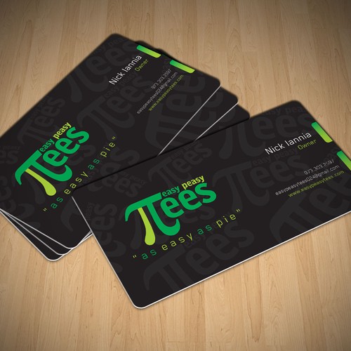 Design di Business Card for Easy Peasy Tees di just_Spike™