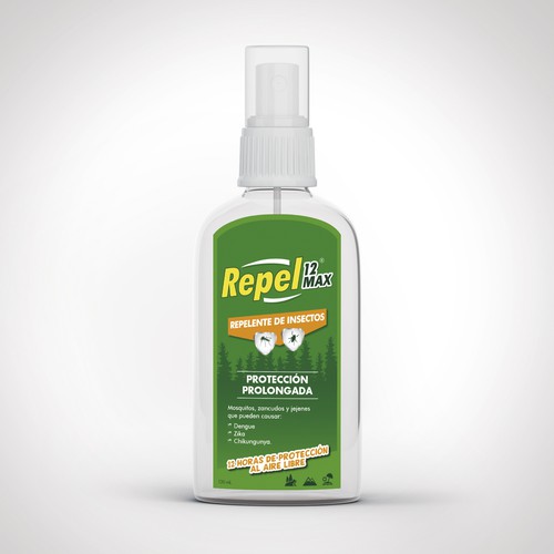 Repel 12 Max Etiqueta Design by Anrally