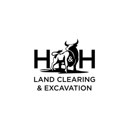 LOGO AND LETTER HEAD FOR H&H LAND CLEARING AND EXEXCAVATION Diseño de ✅ Tya_Titi