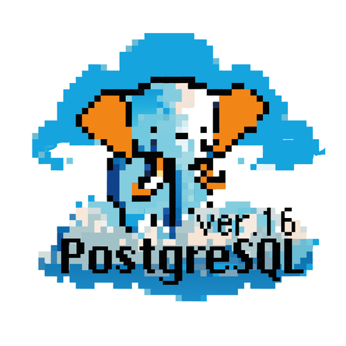 PostgreSQL v16 Release Artwork Design von Oğuzhan Akkök