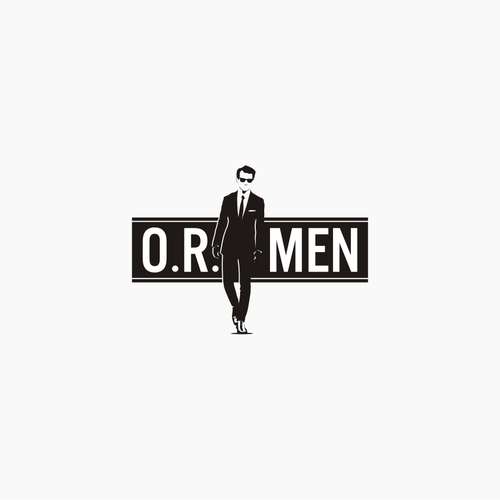 Create a stylish, modern men's fashion logo for O.R.Men Design réalisé par n4t