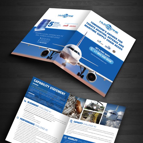 Aviation Brochure For Niche Company | Brochure contest