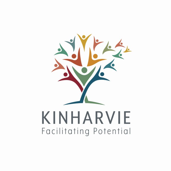 Colorful Tree People Logo