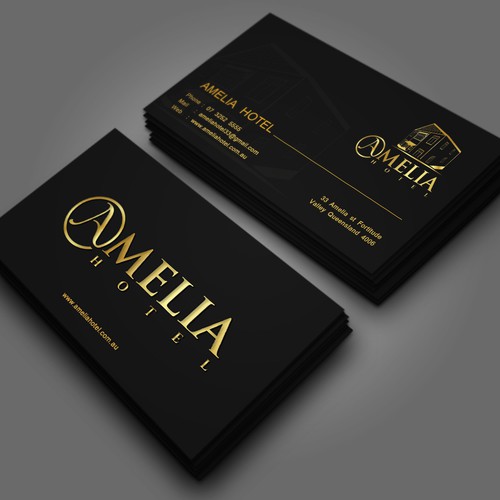 Amelia Hotel Business Cards Contest Della Categoria Biglietto Da Visita 99designs