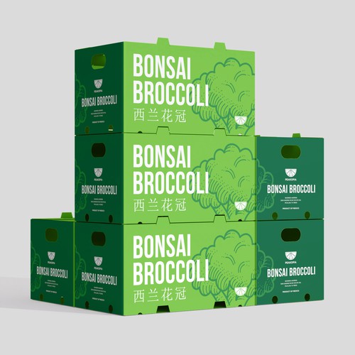 Broccoli Box Design Design by CUPEDIUM