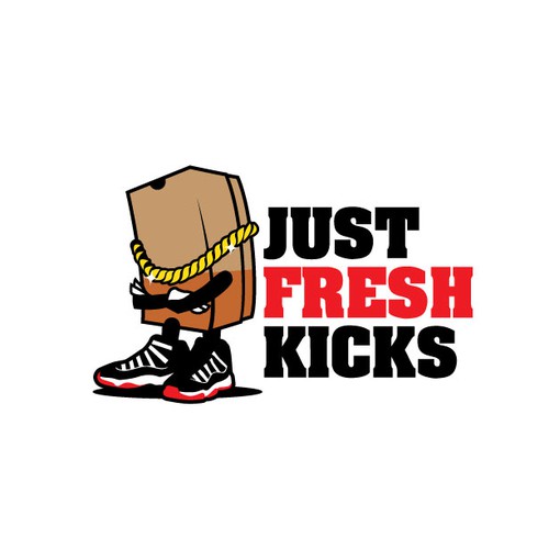 Design a creative logo for "Just Fresh Kicks" Logo design contest